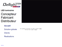 Tablet Screenshot of dellight.com